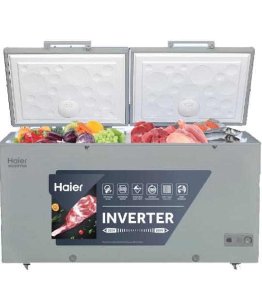 Haier HDF-385 I Double Door Inverter Deep Freezer